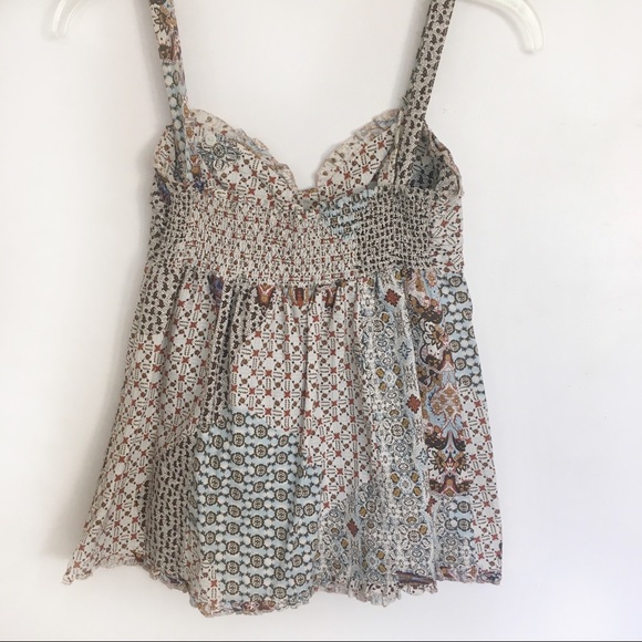 Derek Heart Paisley Sweetheart Tank Top - Picture 3 of 13